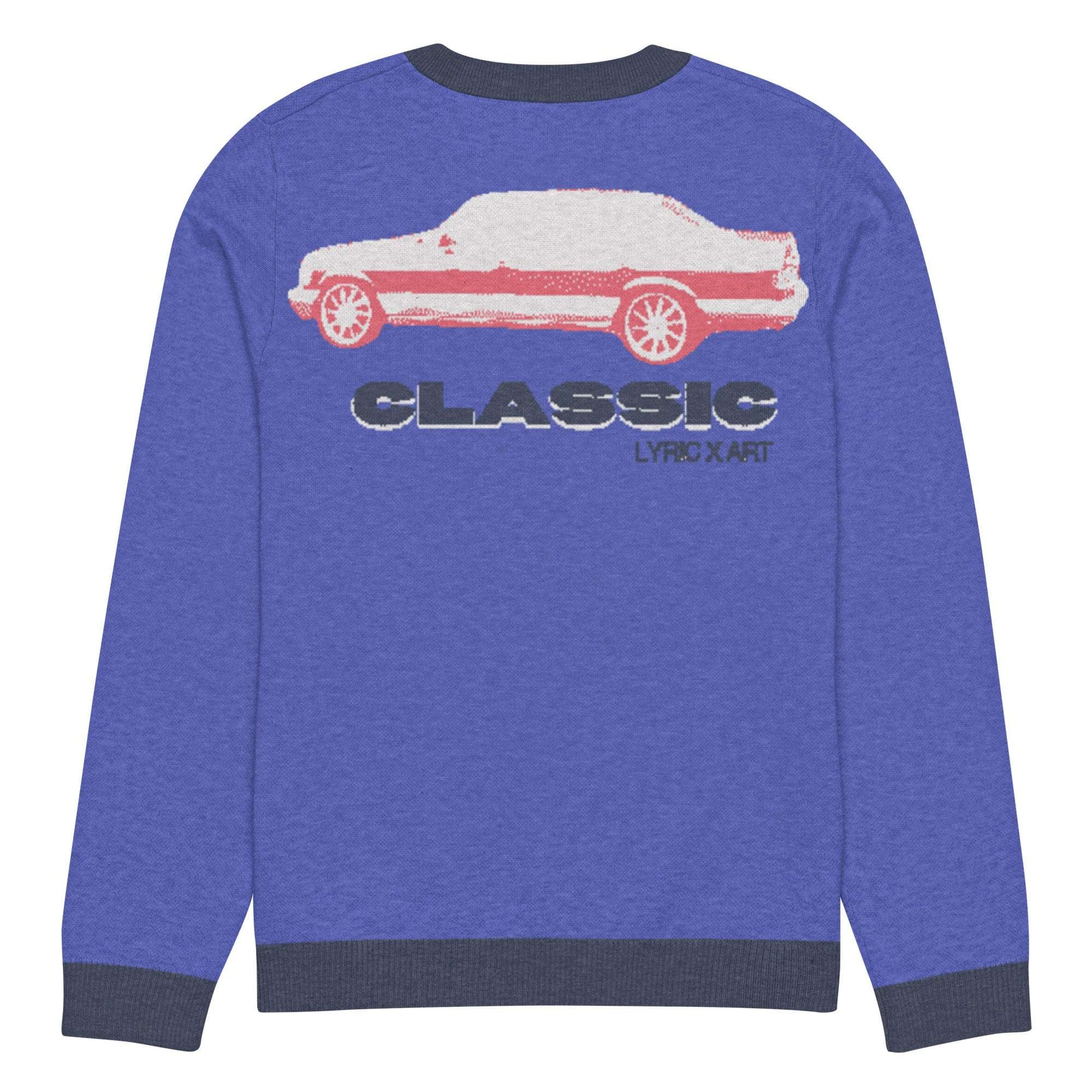 1980's Classic Sedan Knitted crew neck sweater