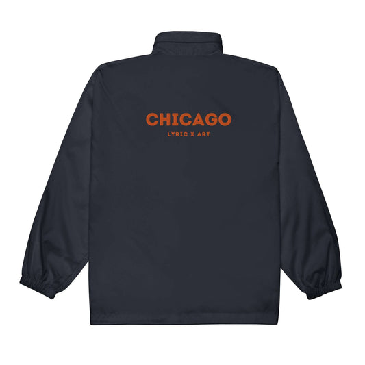 Lyric X Art Blue & Orange Brand windbreaker 2XL