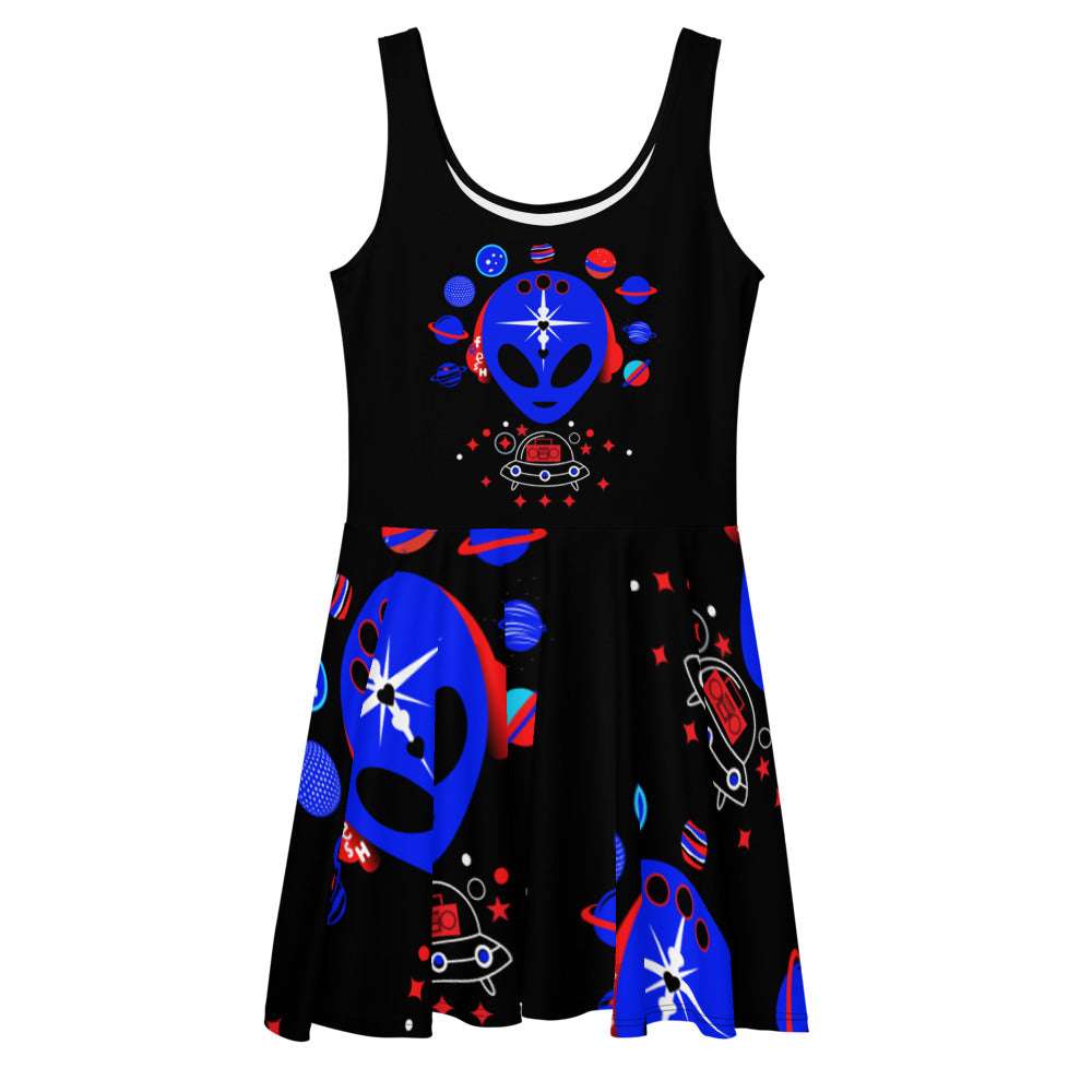 Dress Fresh Alien Blue 3XL dress