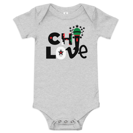 Baby one piece Chi Love - Heather Grey
