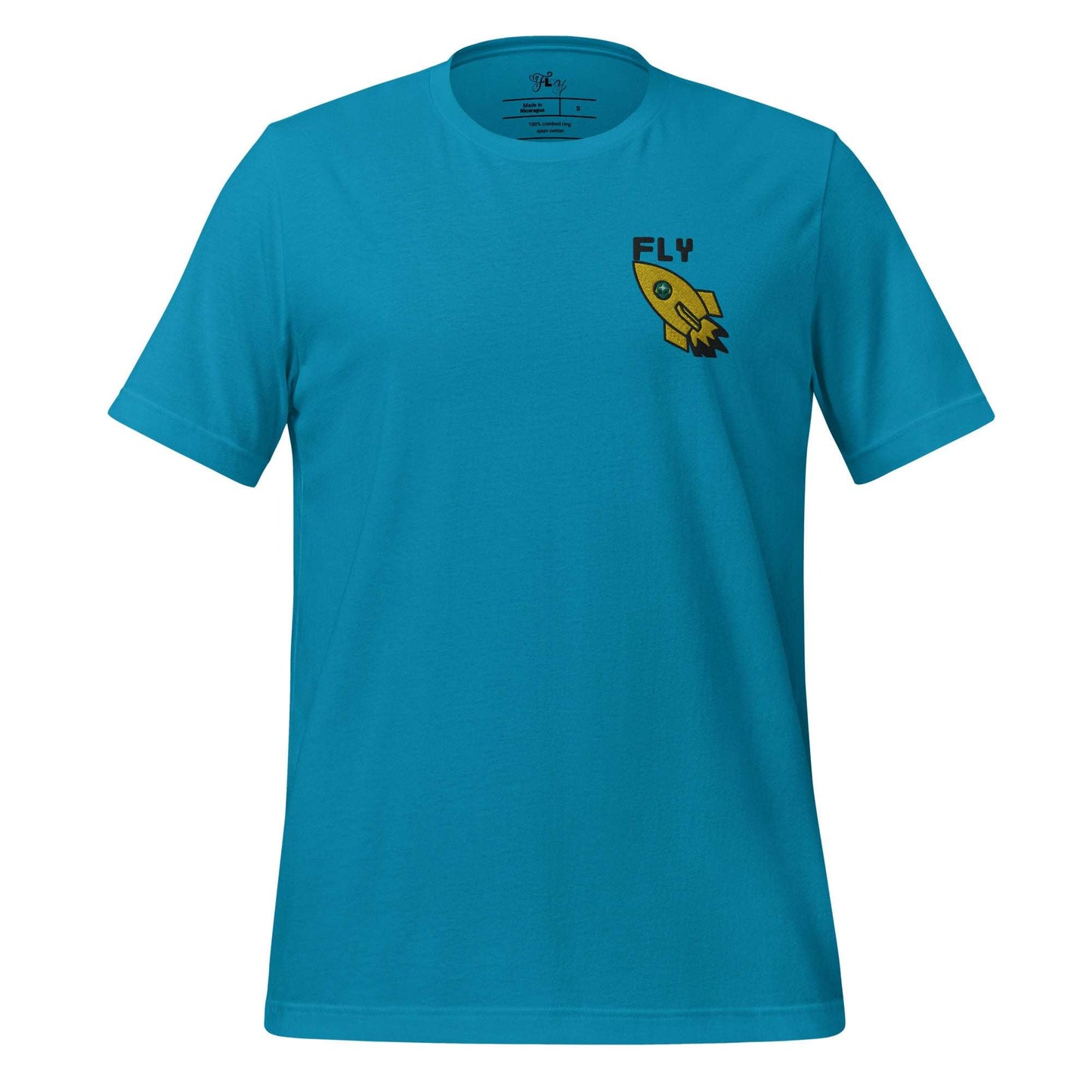 Fly Rocket T-Shirt Aqua / 2XL tshirt