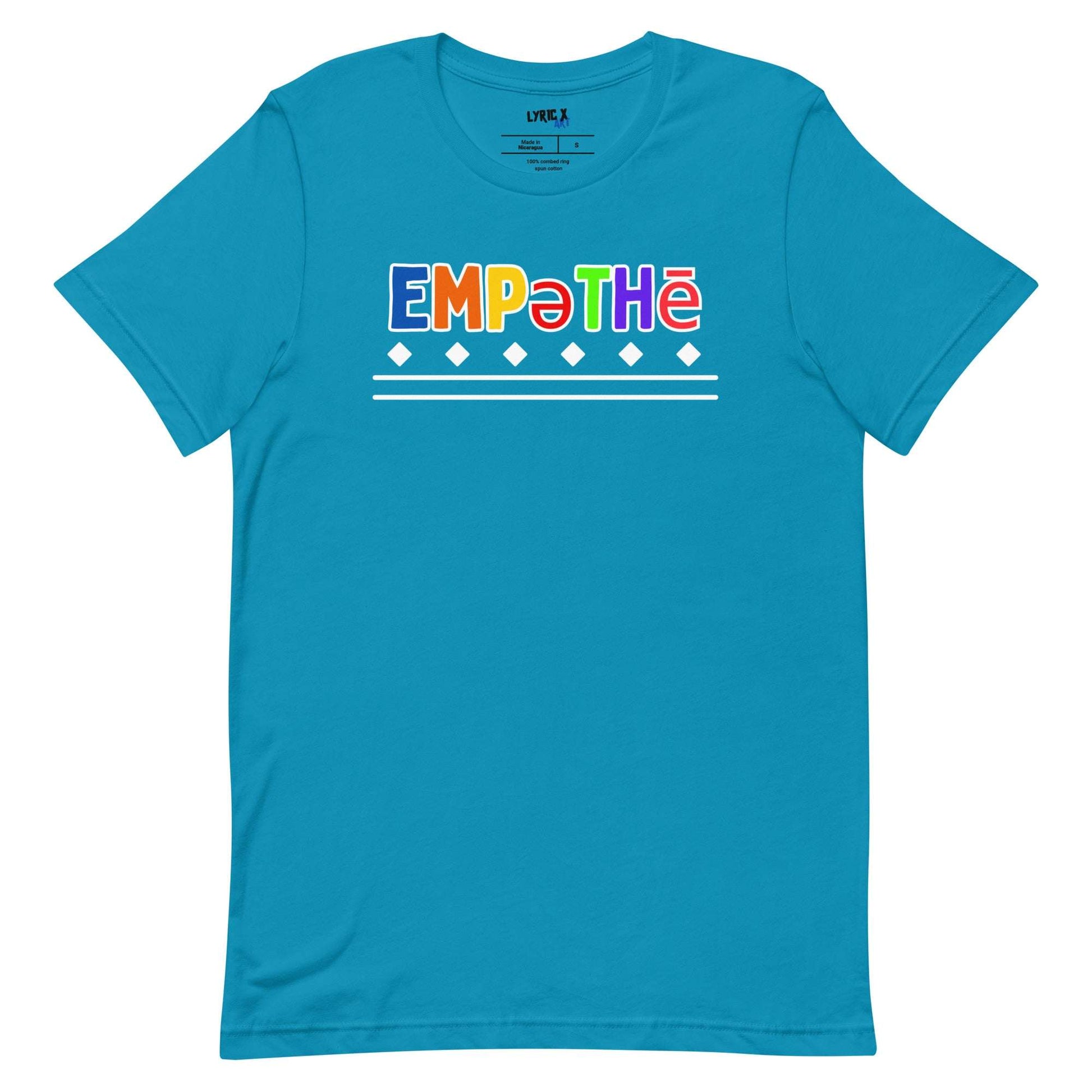 Empathy T-Shirt Aqua / 4XL T-shirt