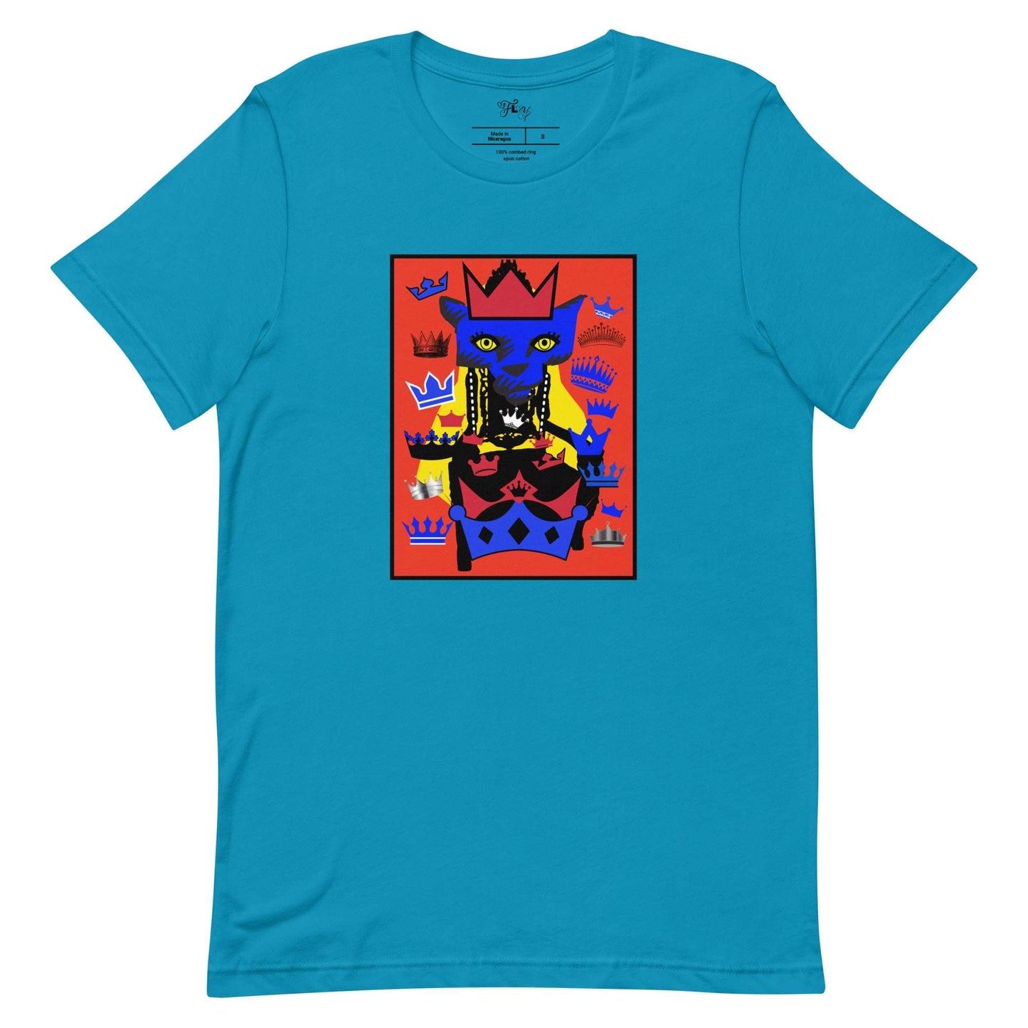T Crown King Aqua / 4XL tshirt