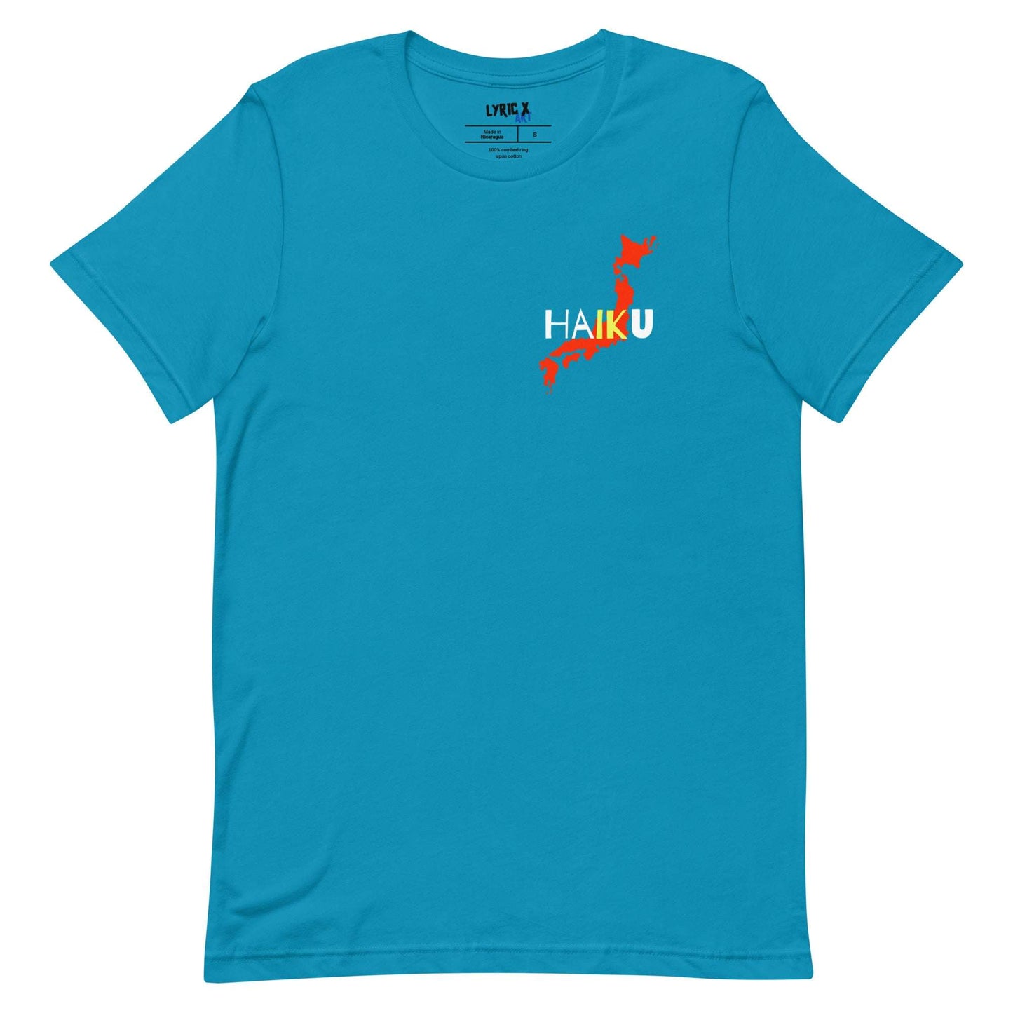 T Haiku, Can You? Aqua / 4XL tshirt