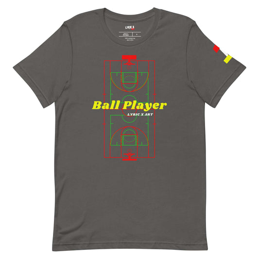 Ball Player #1 T-shirt Asphalt / 2XL tshirt
