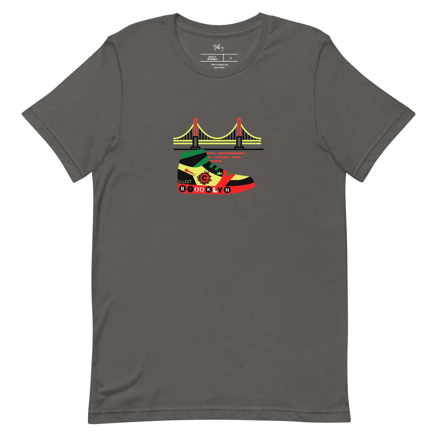 T Brooklyn New York Asphalt / 2XL tshirt
