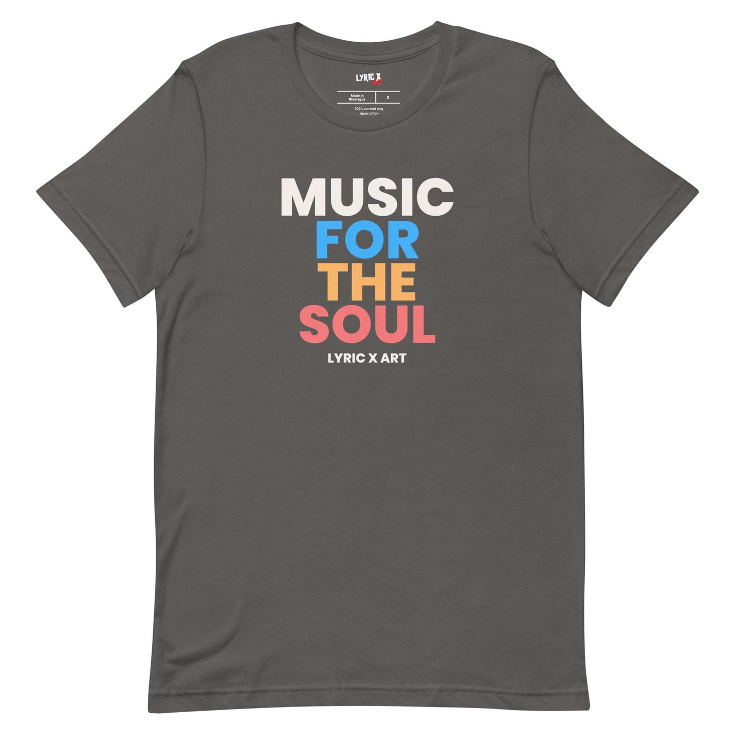 Music For The Soul T-Shirt Asphalt / 3XL