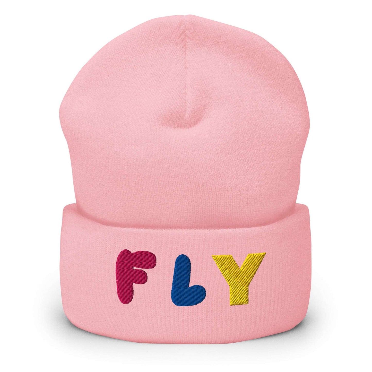 Cuffed Beanie Fly I Am Baby Pink
