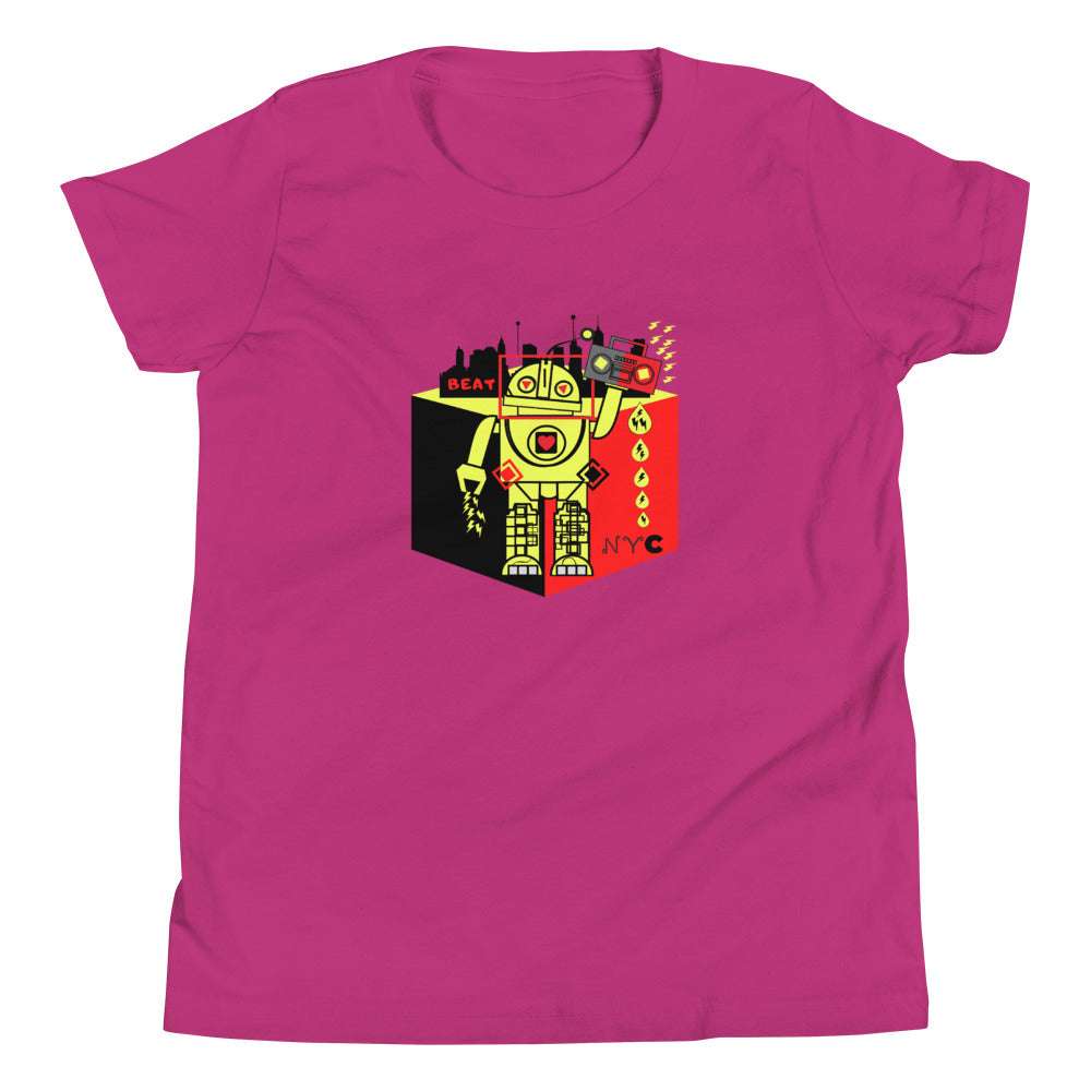 Youth T Drop Robot Berry / XL kids