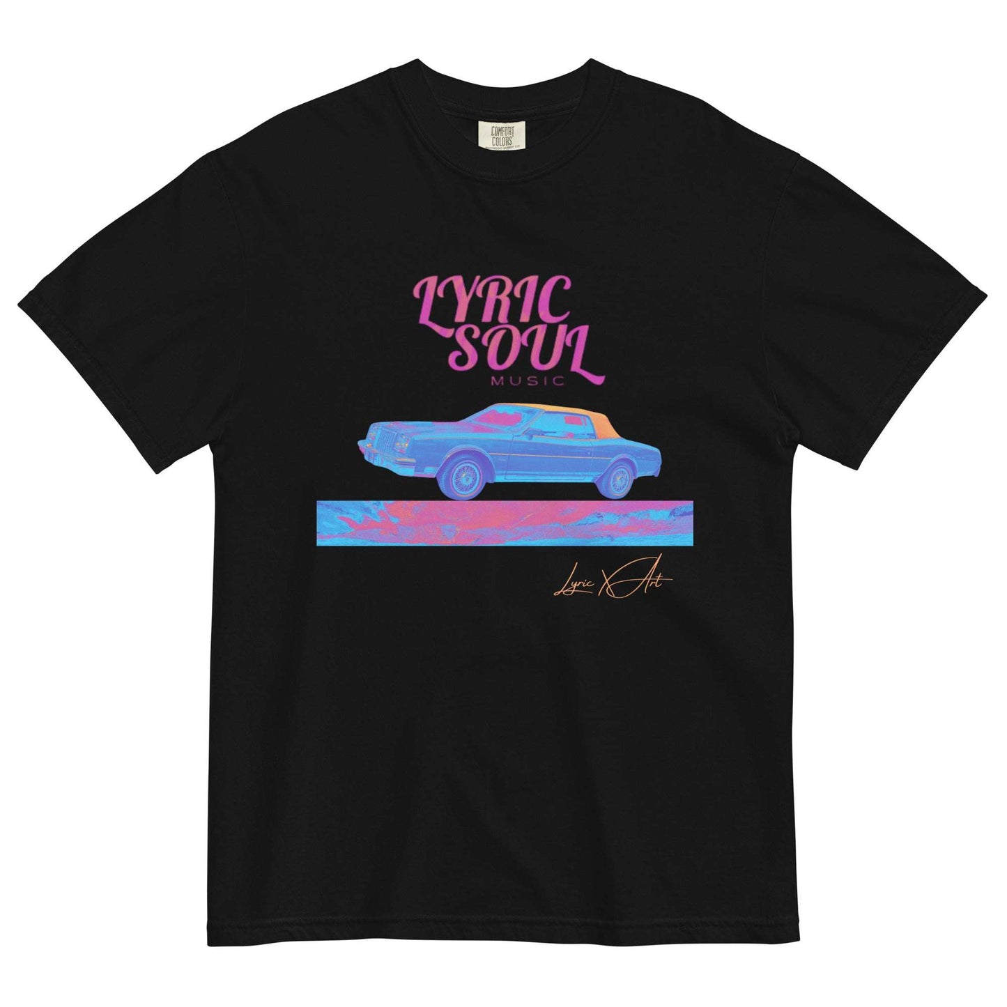 Lyric Soul Music Coupe Garment-Dyed Heavyweight T-shirt Black / 3XL