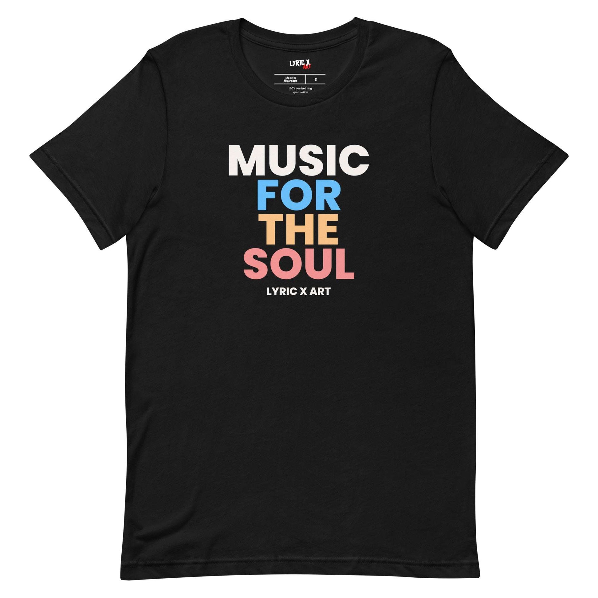 Music For The Soul T-Shirt Black / 3XL