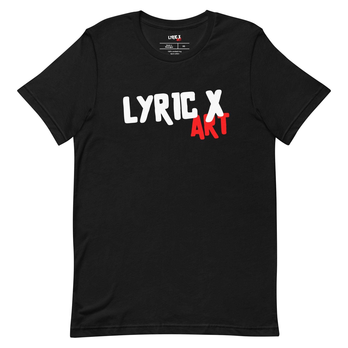 T Lyric X Art Logo "Mission" Red Gold Black / 4XL tshirt