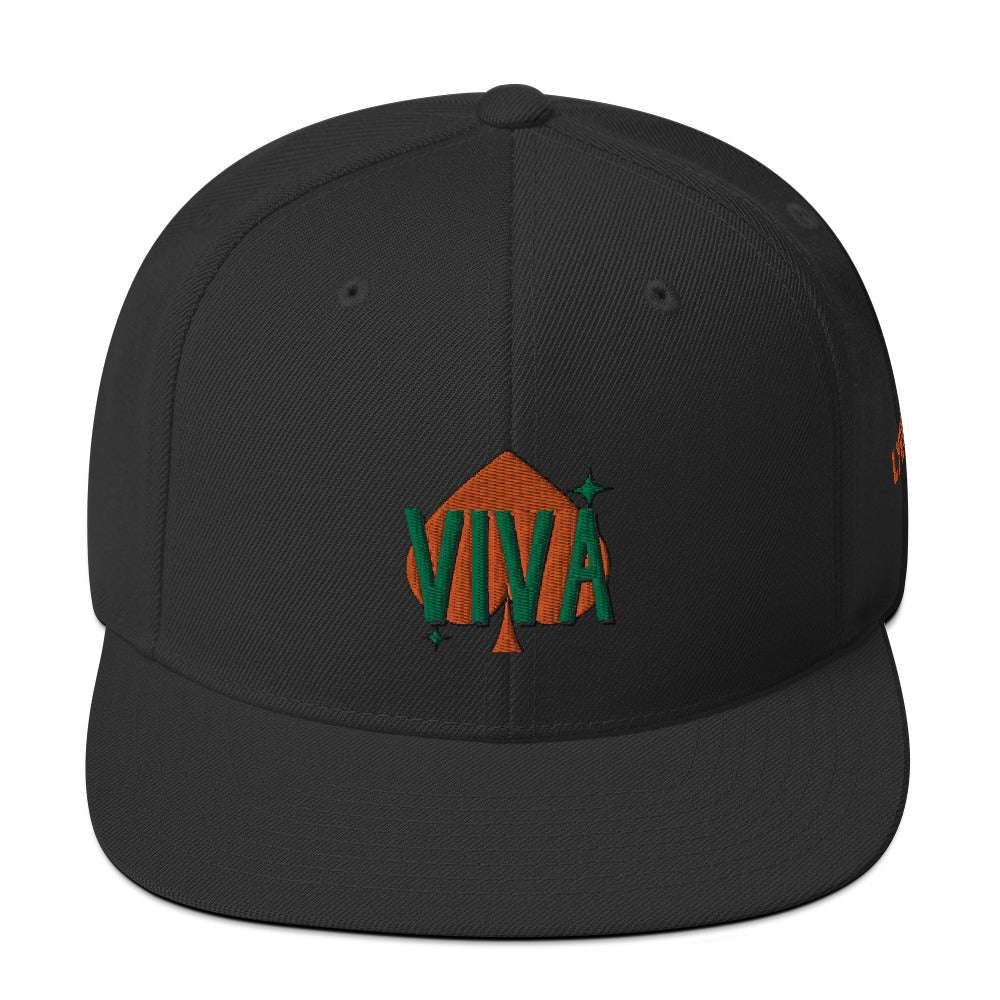 VIVA Snapback Hat Black hat