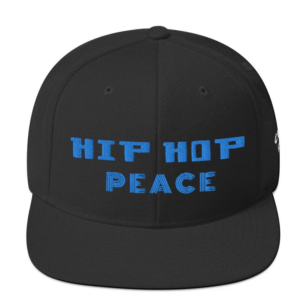 Hip Hop Signature Snapback Hat Black