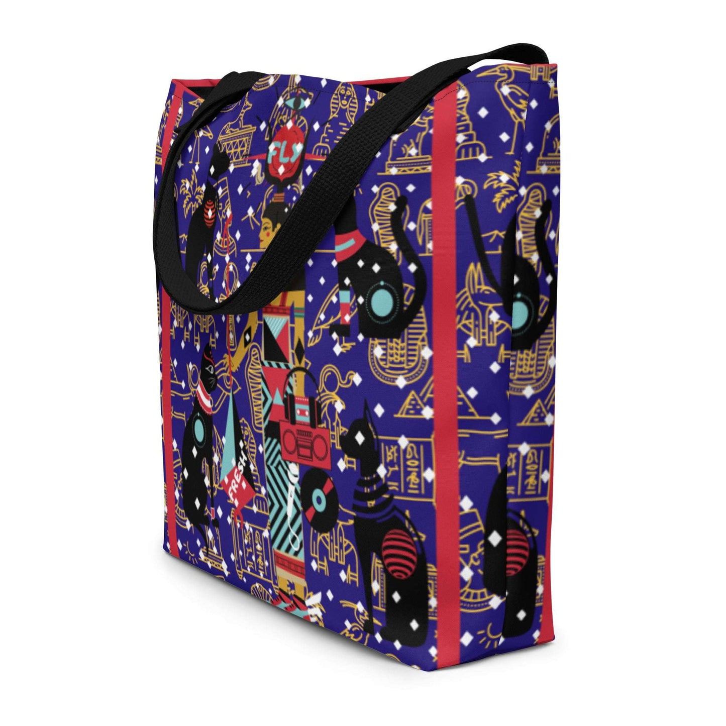 Large Tote Bag Fly B-Girl Black