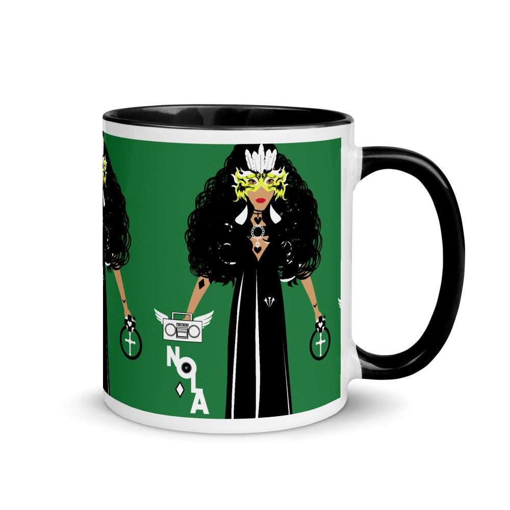 Mug B-Girl Mardi Gras Black