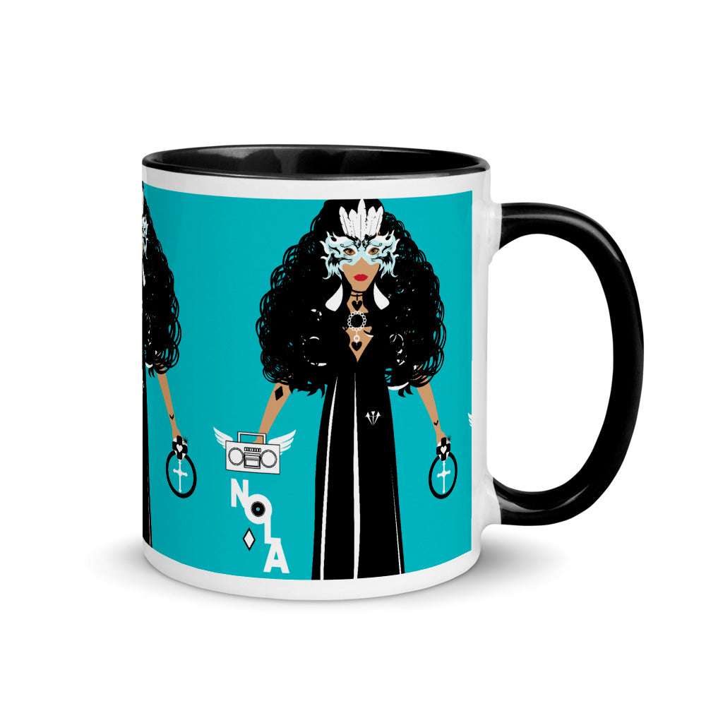 Mug B-Girl Mardi Gras Black mug
