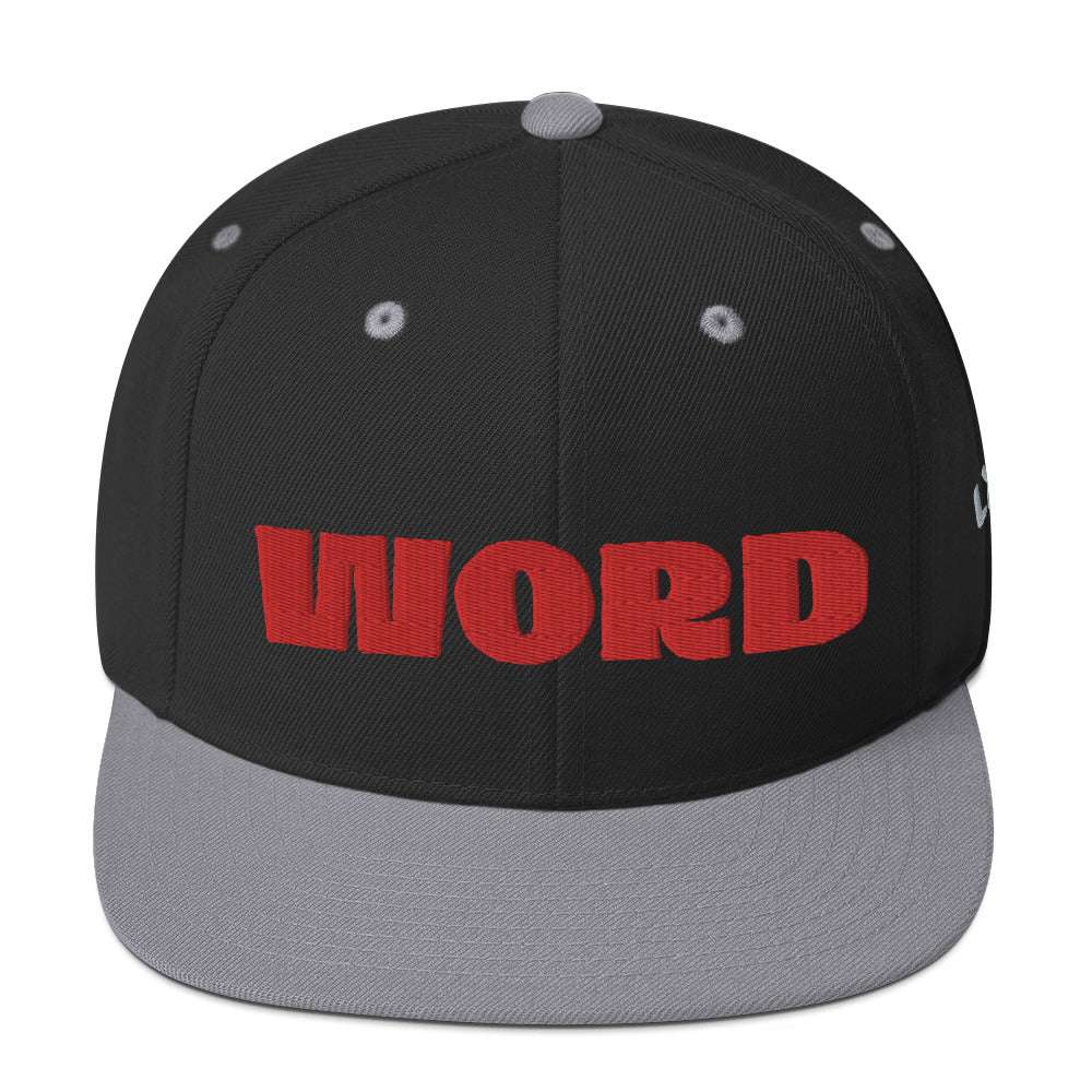 This That & The Third, Say Word Snapback Hat Black/ Silver
