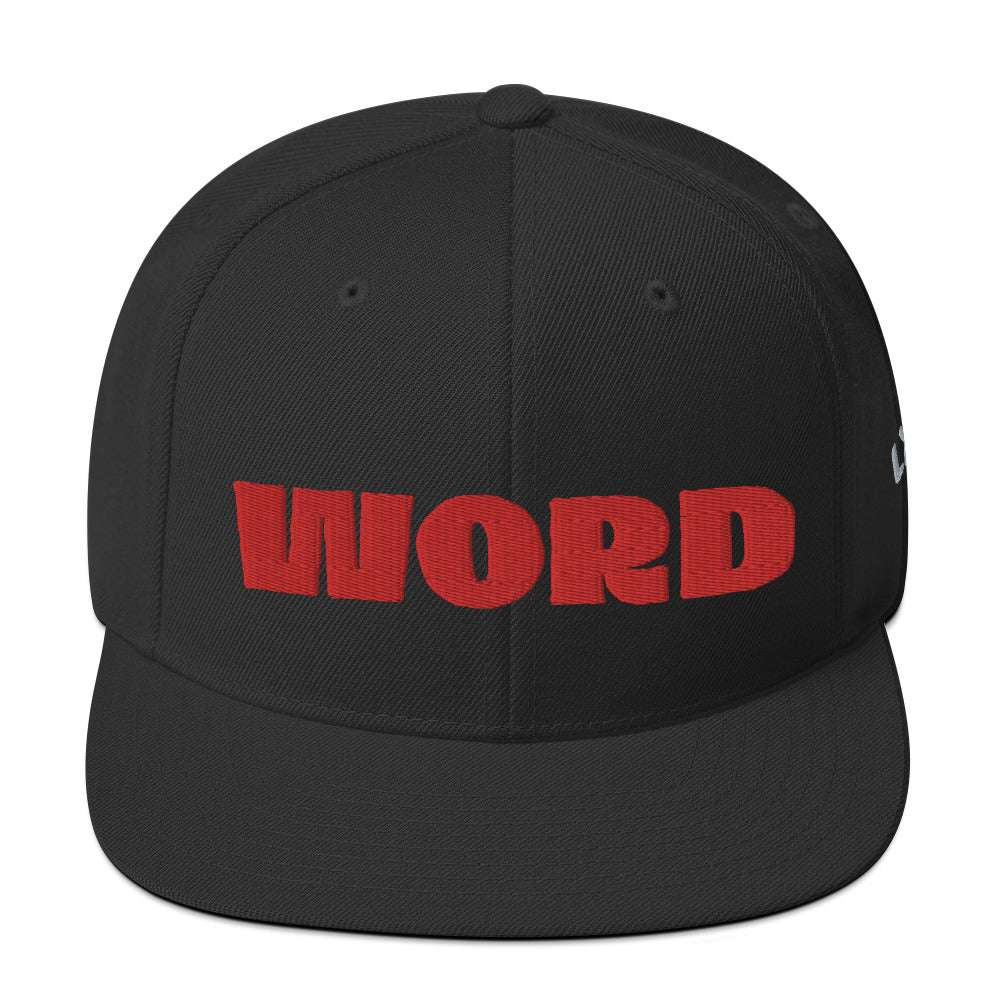 This That & The Third, Say Word Snapback Hat Black