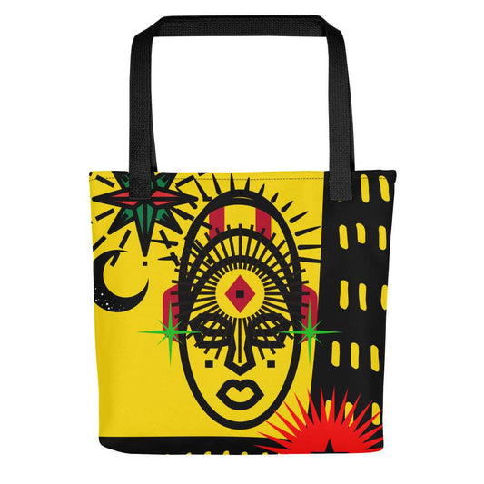 Tote African Art Black tote bag