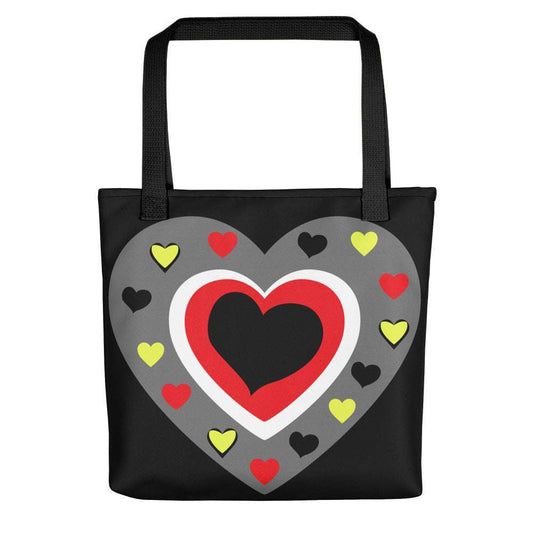 Tote Heart Black