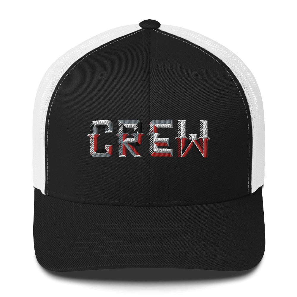 Crew Trucker Cap Black/ White