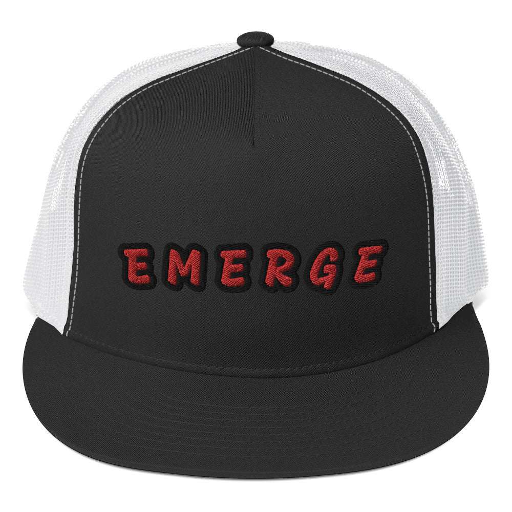 Trucker Cap Emerge Black/ White