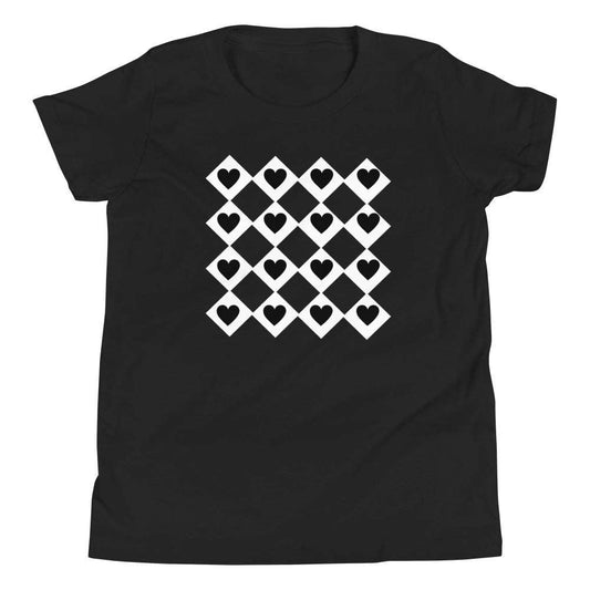 Youth T Hearts & Diamonds Black / XL kids