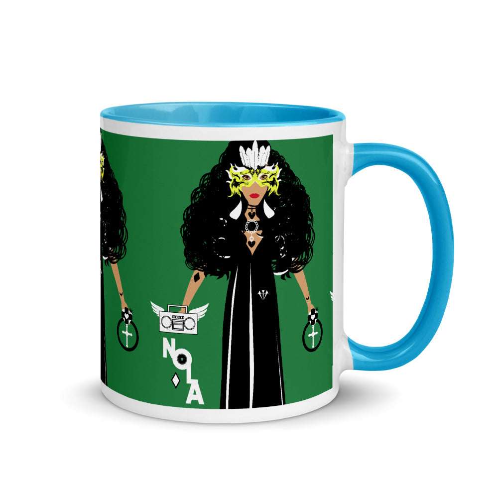 Mug B-Girl Mardi Gras Blue