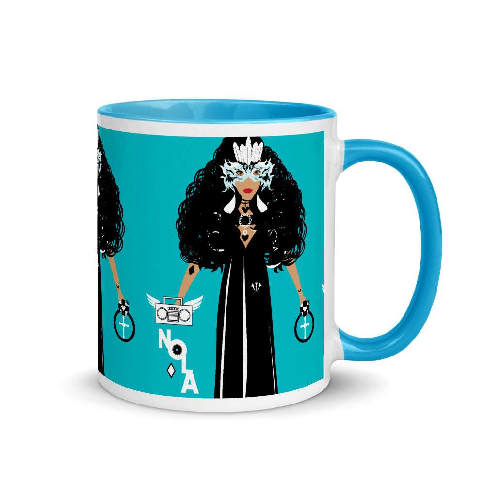 Mug B-Girl Mardi Gras Blue mug