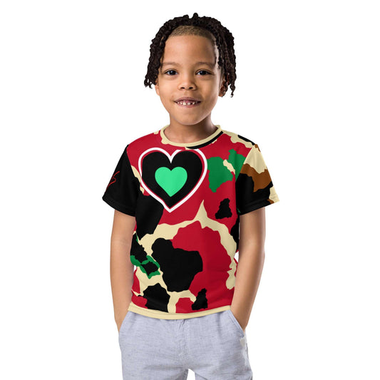 Camo Love Toddler All Over Print T-shirt