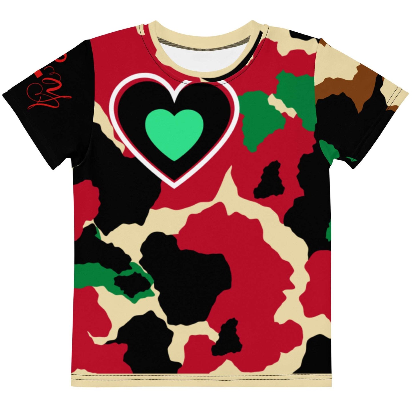Camo Love Toddler All Over Print T-shirt