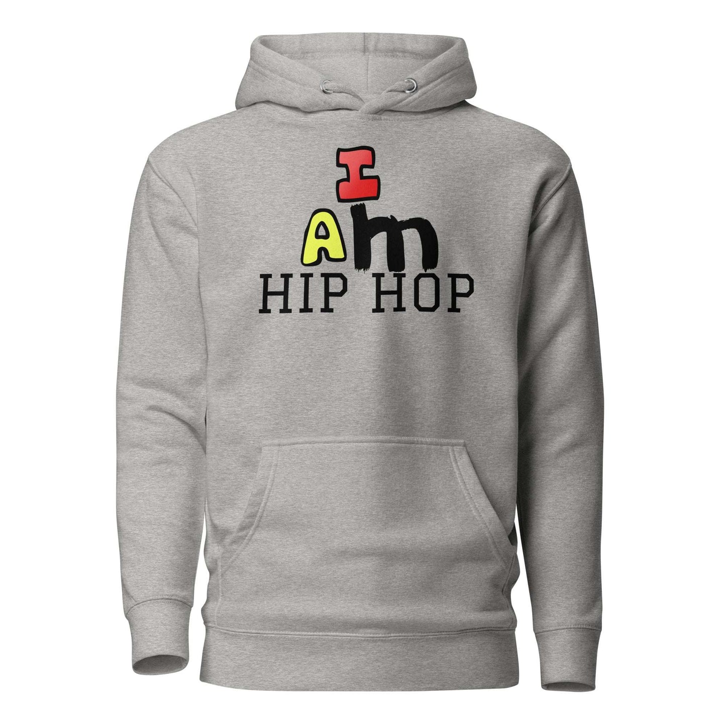 I Am Hip Hop Hoodie Carbon Grey / 3XL