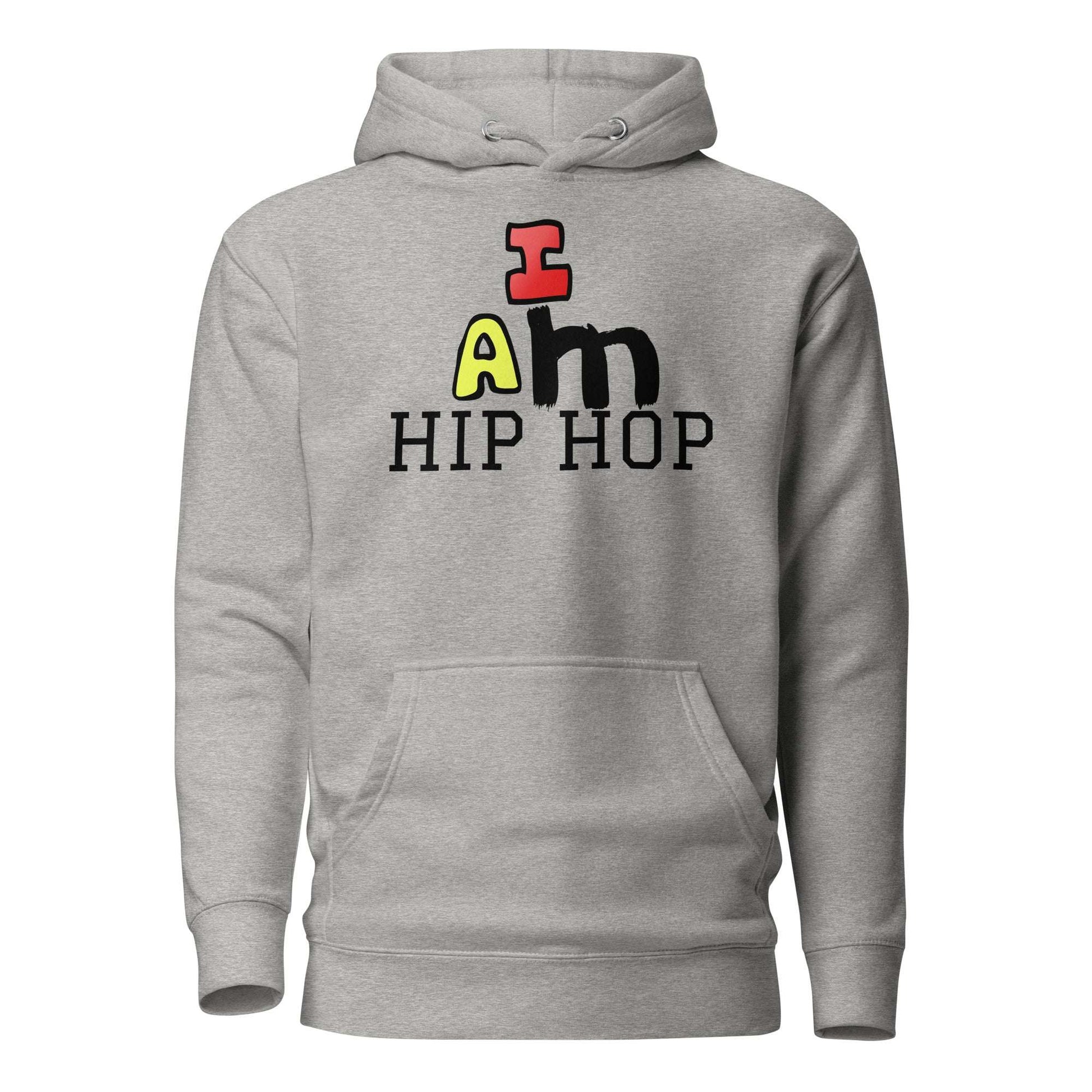 I Am Hip Hop Hoodie Carbon Grey / 3XL