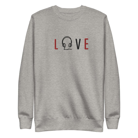 Love Hip Hop Premium Sweatshirt Carbon Grey / 3XL