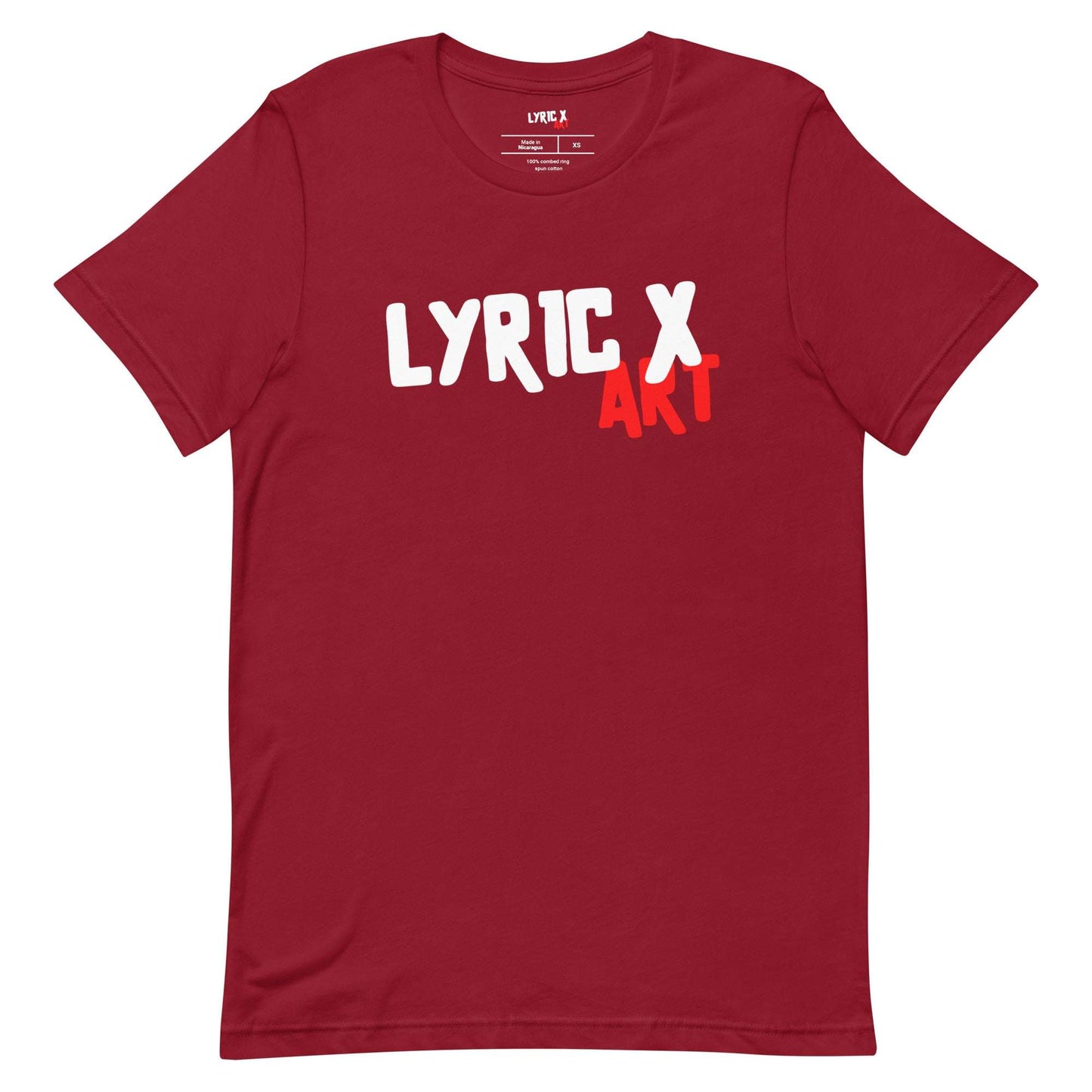 T Lyric X Art Logo "Mission" Red Gold Cardinal / 2XL tshirt