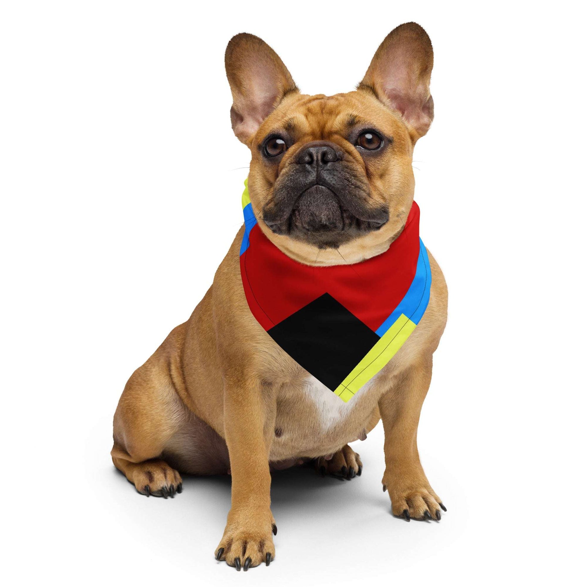 Color Block Abstract All-Over Print Bandana