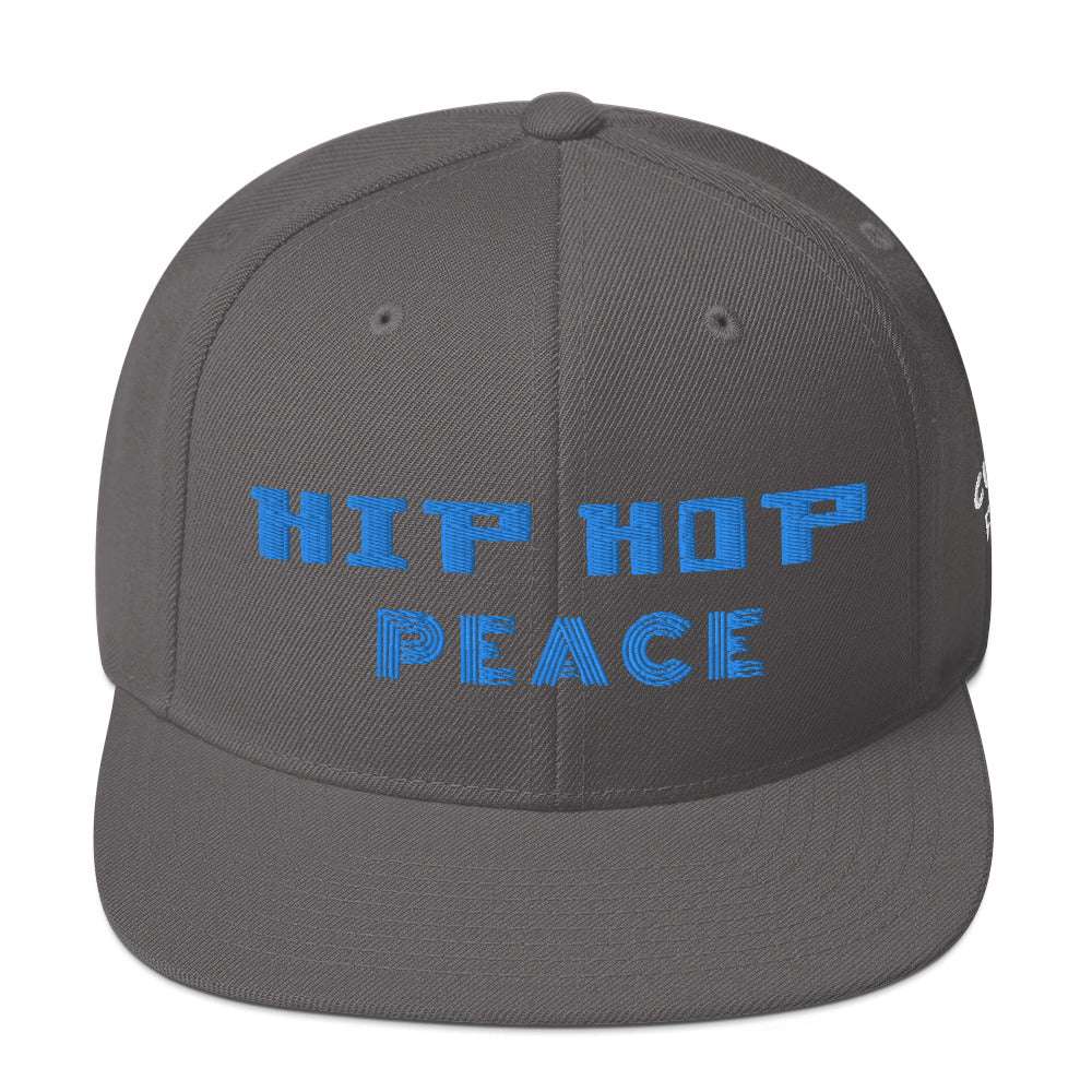 Hip Hop Signature Snapback Hat Dark Grey