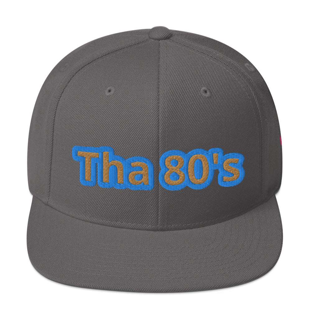 Tha 1980's Snapback Hat Dark Grey