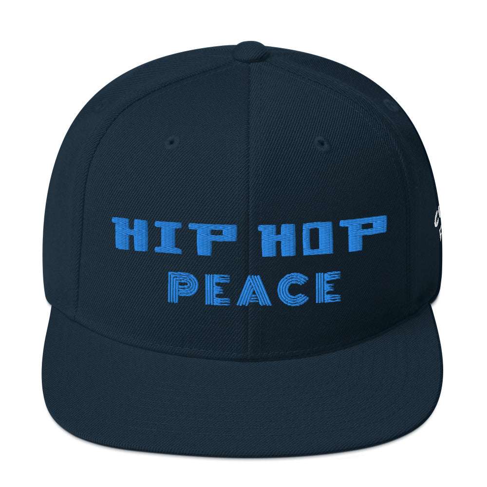 Hip Hop Signature Snapback Hat Dark Navy