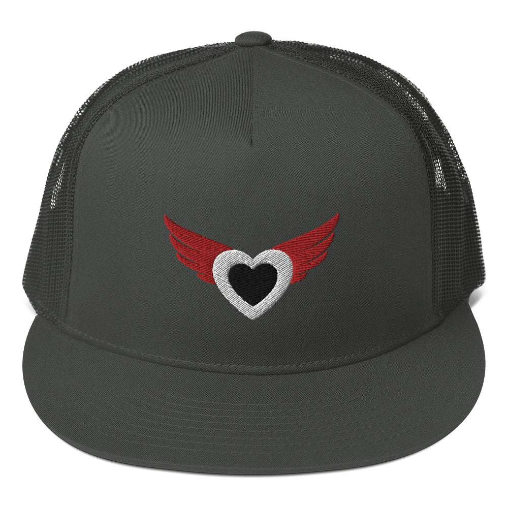 Fly Heart Trucker Cap Default Title hat