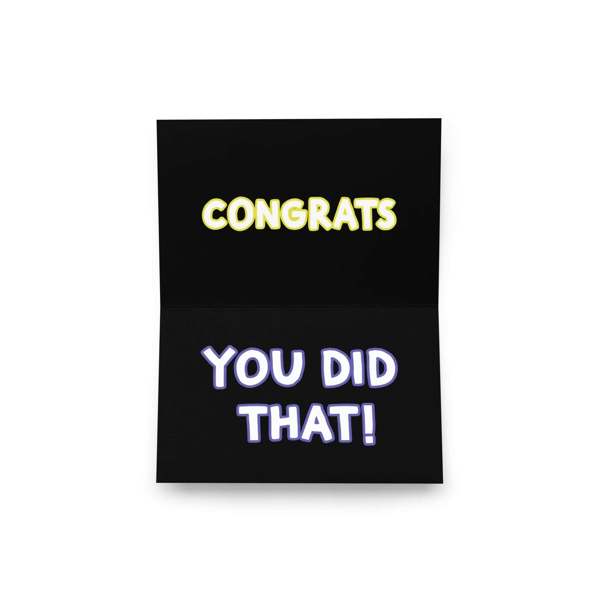 Lyric X Art HEY You Did That! Congrats Card Default Title