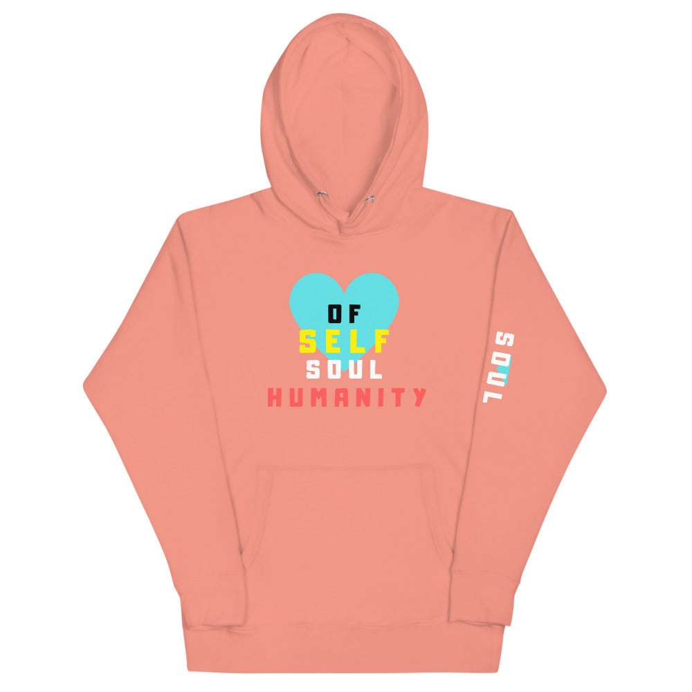 Love of Soul Tropical Hoodie Dusty Rose / 3XL