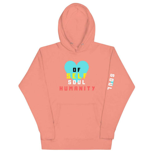 Love of Soul Tropical Hoodie Dusty Rose / 3XL