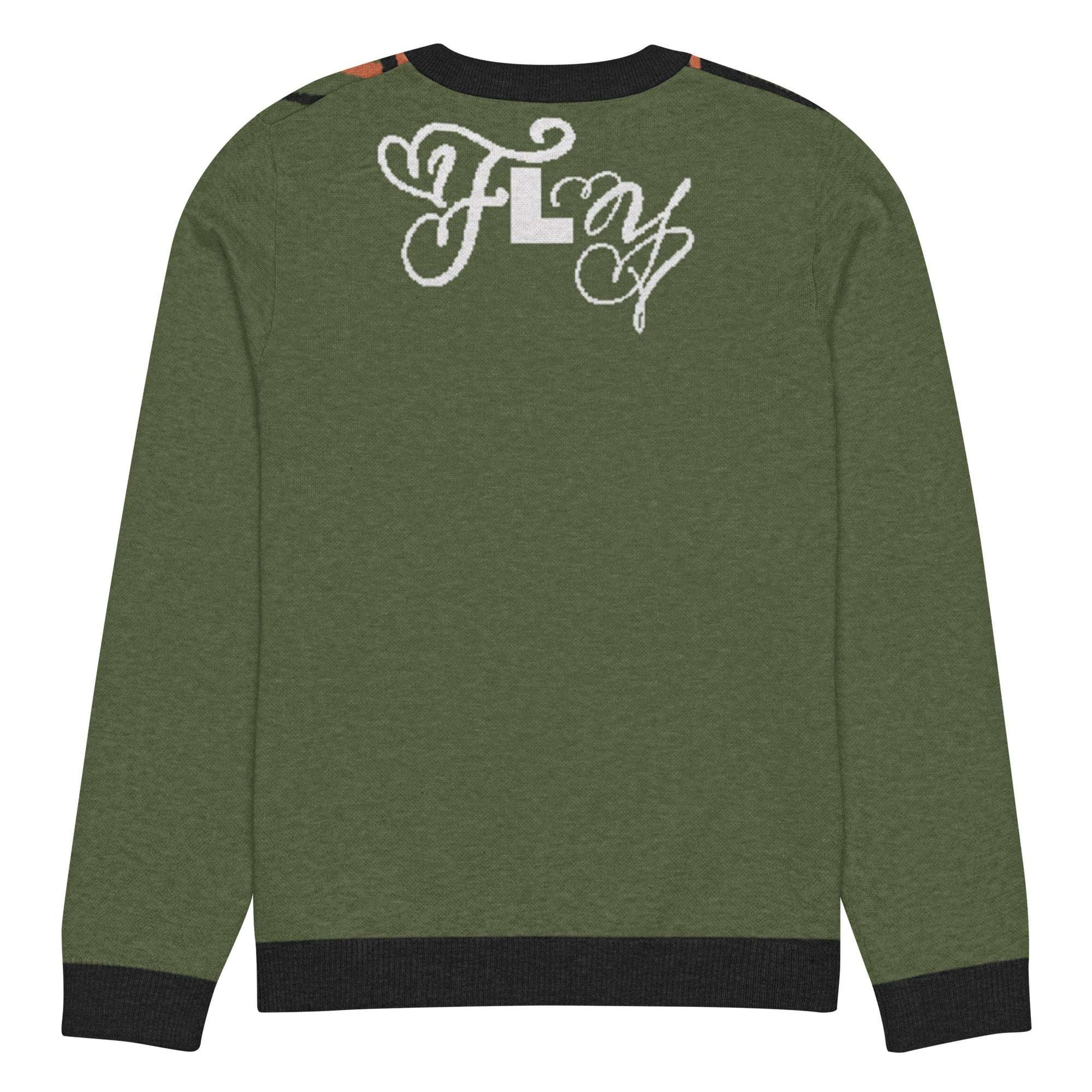 Fly Panther Knitted crew neck sweater