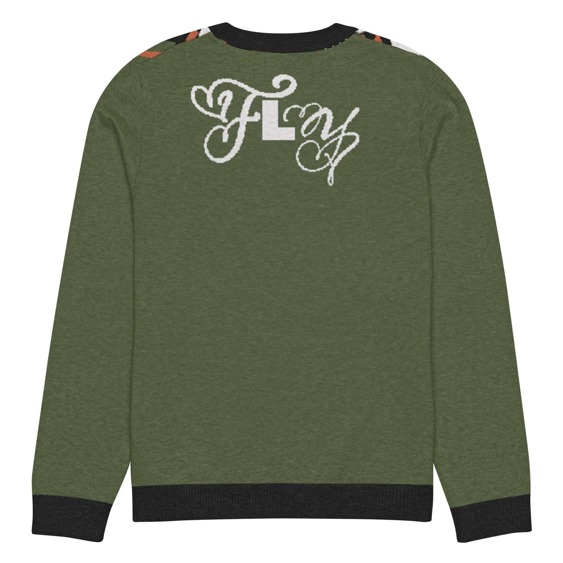 Fly Panther Knitted crew neck sweater