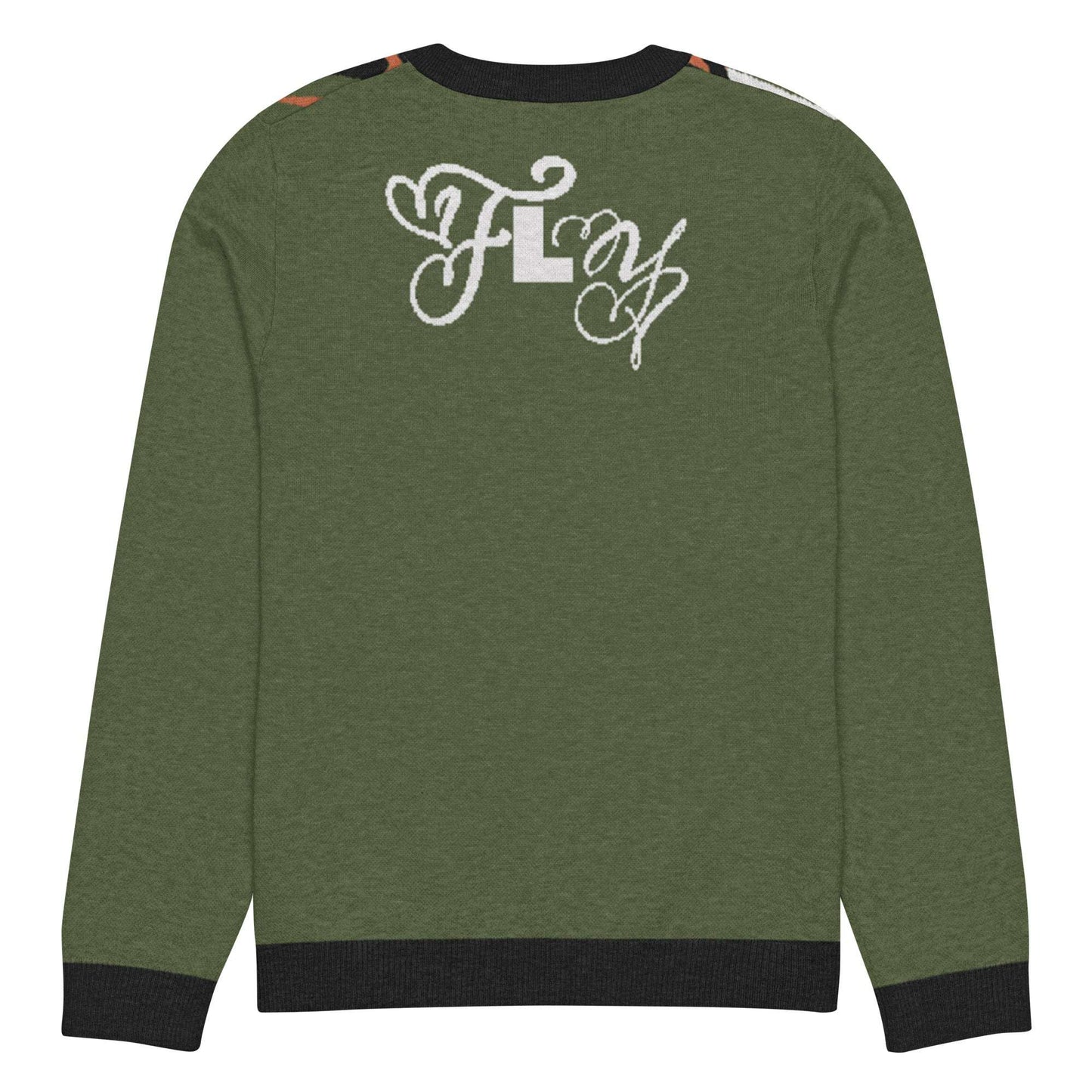 Fly Panther Knitted crew neck sweater
