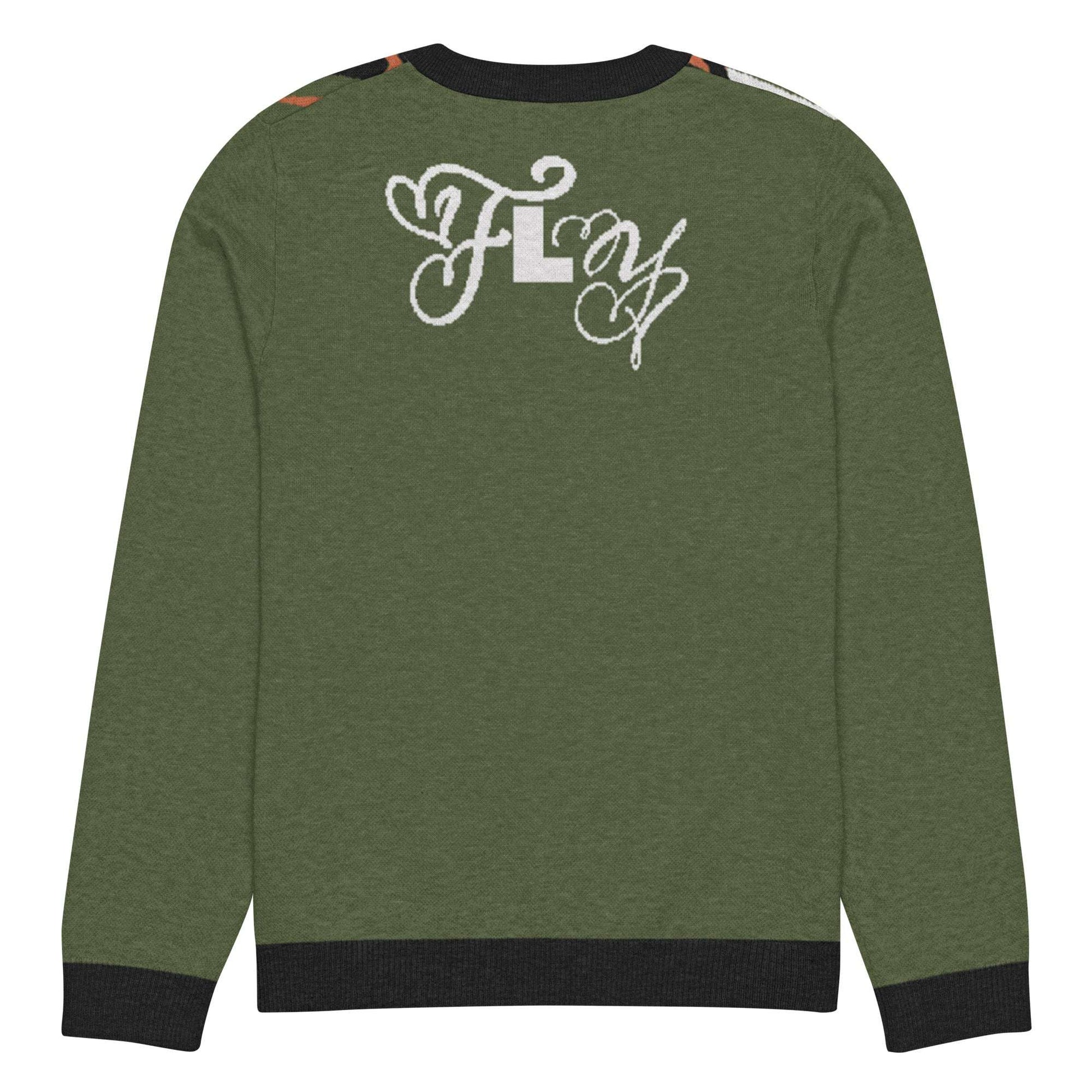 Fly Panther Knitted crew neck sweater