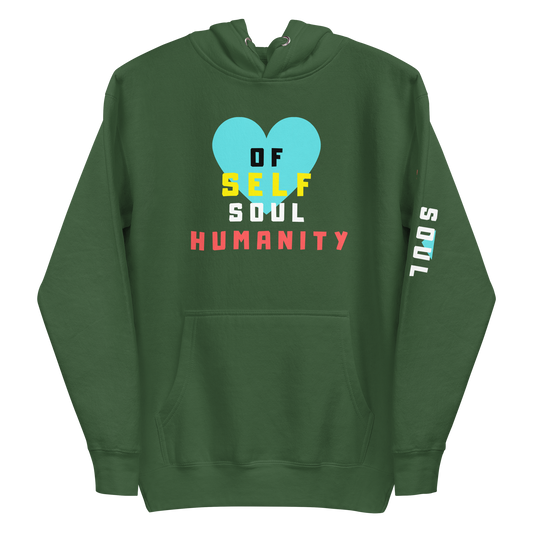 Love of Soul Tropical Hoodie Forest Green / 3XL