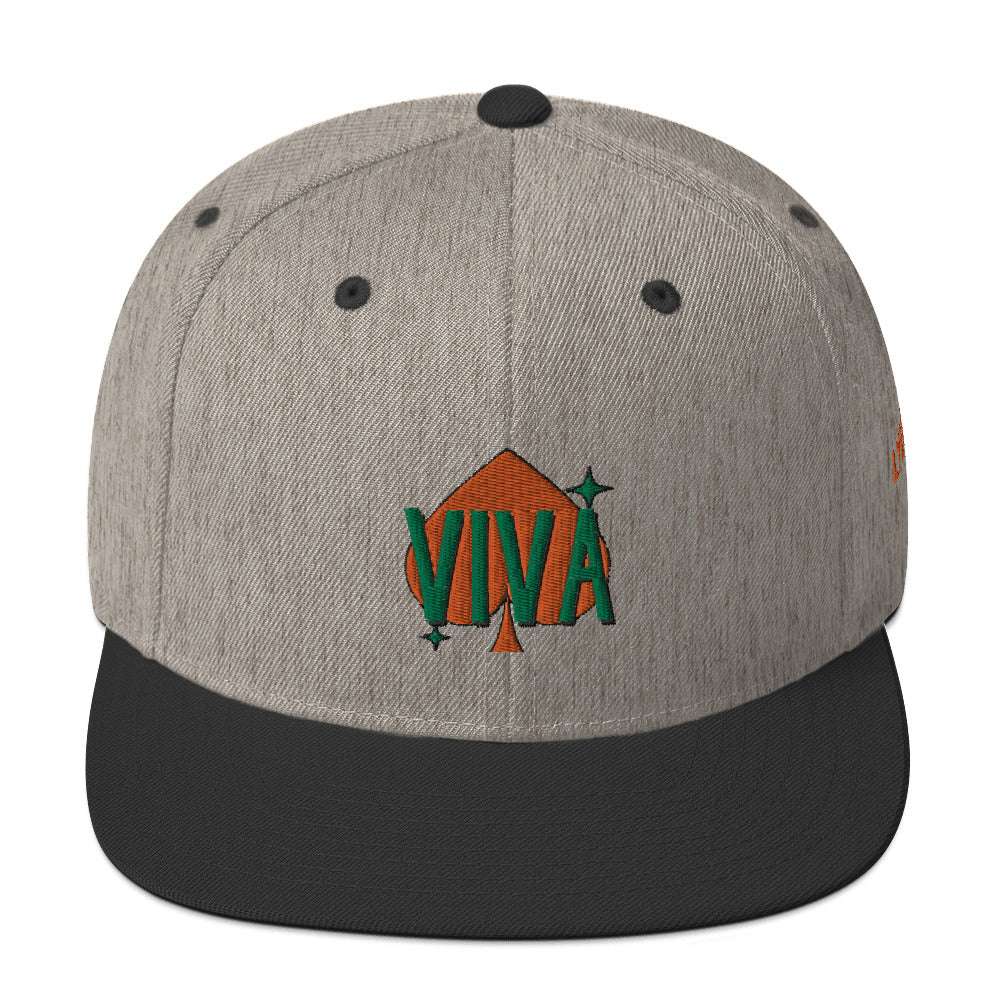 VIVA Snapback Hat Heather/Black hat